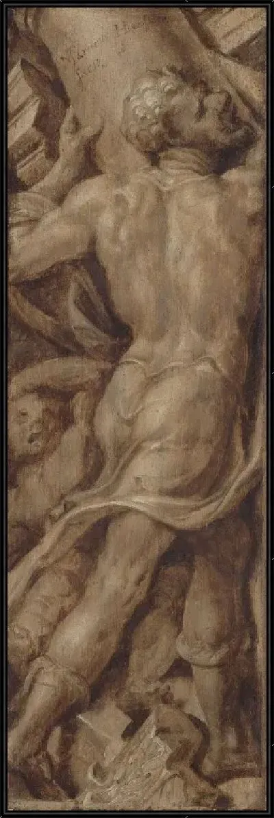 Картина Самсон разбивает столбы храма