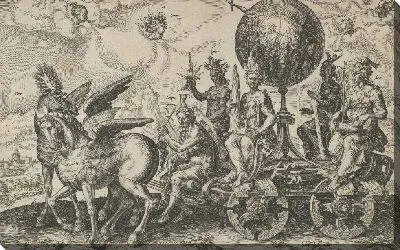 Триумф мира, из цикла превратностей человеческих дел, плита 1