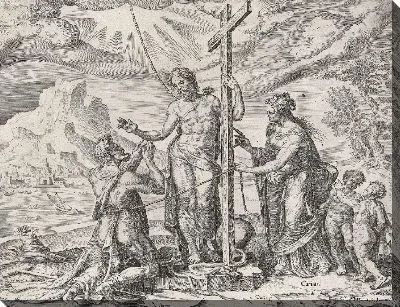 Картина После смерти труд вознаграждается любовью Христа