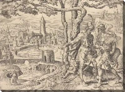 Картина Хира Адулламитит с Малышом, спрашивающим о блуднице