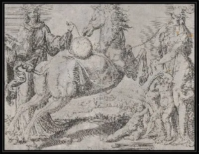 Картина Глупое Знание и Глупая Любовь, Пытаясь Обуздать Мир, из Безудержного Мира, плита 2