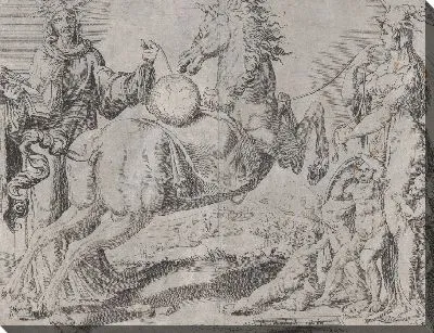 Картина Глупое Знание и Глупая Любовь, Пытаясь Обуздать Мир, из Безудержного Мира, плита 2