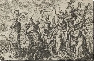 Картина Триумф войны, из цикла превратностей человеческих дел, плита 5