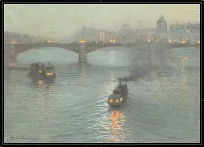 Картина Вечер на Сене