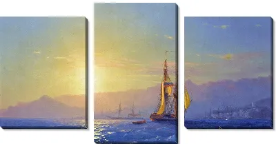 Картина Закат на море №17