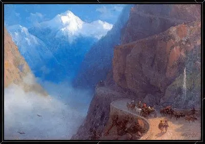 Картина От Млеты до Гудаури