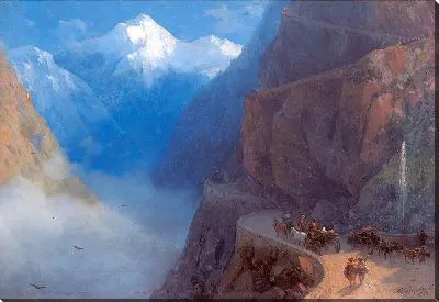 Картина От Млеты до Гудаури