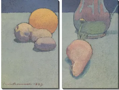 Картина Натюрморт с апельсином 