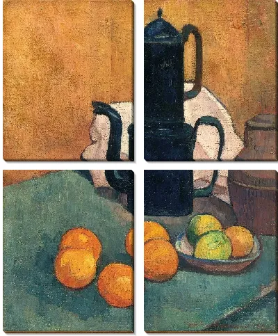 Картина Голубой кофейник 