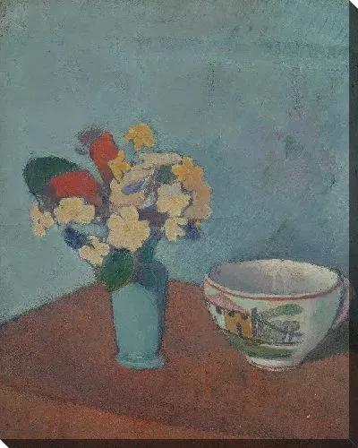 Картина Ваза с цветами и чашкой 