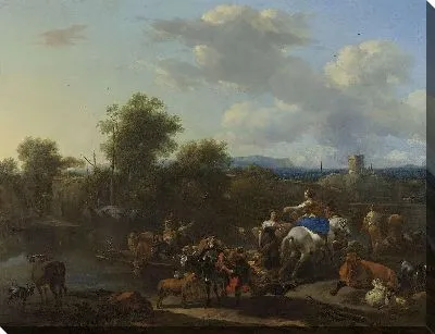 Картина Скотный паром 