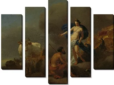 Картина Юнона, командующая Аргусом, следит за Ио 