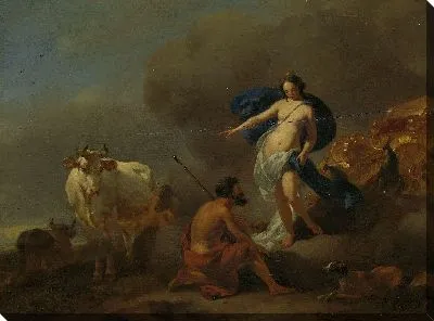 Картина Юнона, командующая Аргусом, следит за Ио 