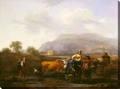 Картина Путешествие крестьян (вечер) 