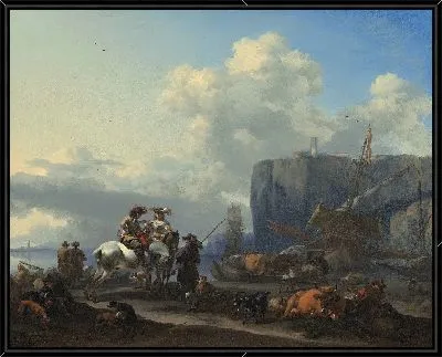 Вид на итальянский порт 