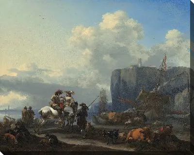 Вид на итальянский порт 