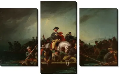 Вашингтон пересекает Делавэр