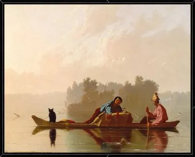 Торговцы мехом спускаются по Миссури