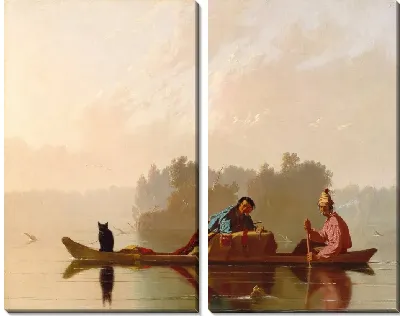 Торговцы мехом спускаются по Миссури