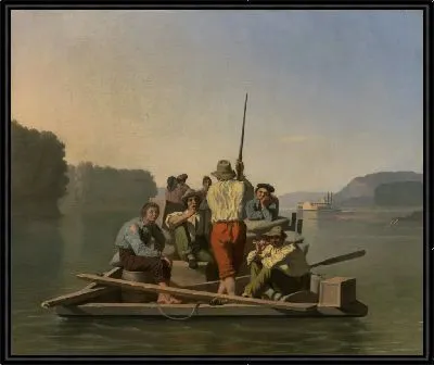 Лихтер освобождает пароход от мели