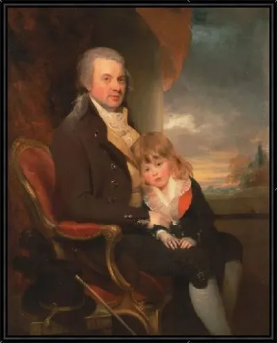 Картина Эдвард Джордж Лин и его сын, Монтегю