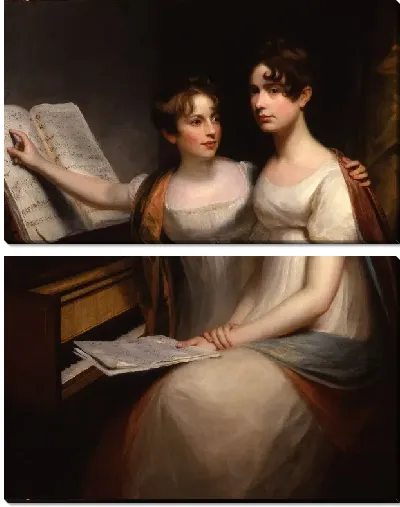 Картина Сестры, Мисс Энн и Августа Ковентри