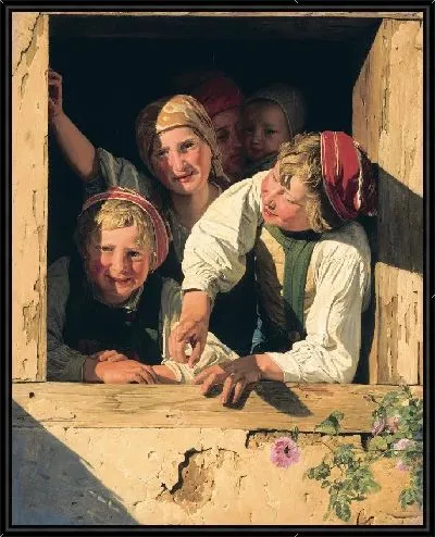 Картина Ребёнок в окне