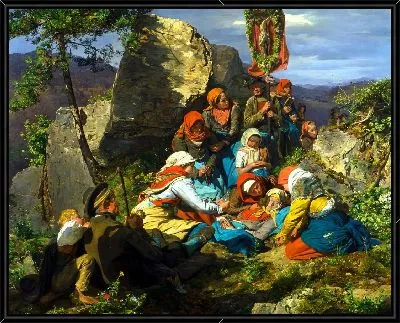 Картина Прерванное паломничество (Больной Паломник)