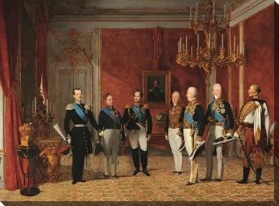Картина Прием великого князя Александра Николаевича князем Меттернихом в Венском Хофбурге в 1829 году