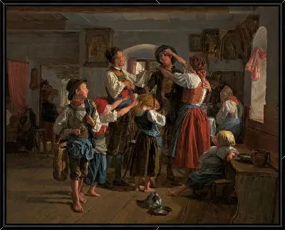 Прощание призывника