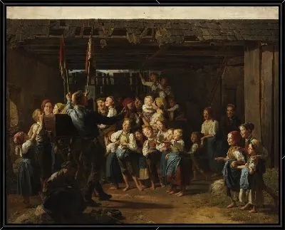 Картина Человек с шкатулкой