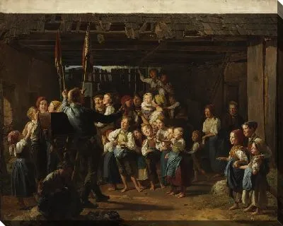 Картина Человек с шкатулкой