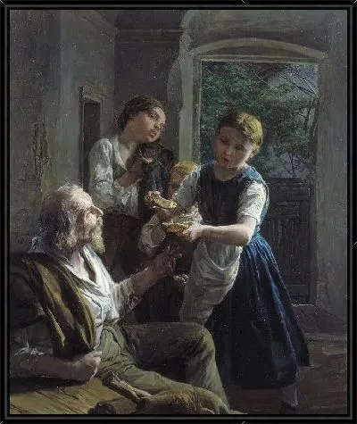 Картина Нищий