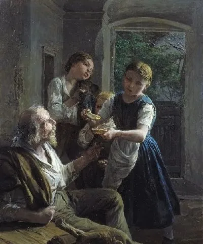 Картина Нищий