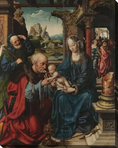 Картина Поклонение волхвов - средняя панель