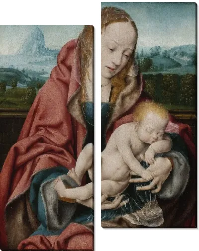 Картина Богородица со спящим ребенком