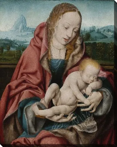 Картина Богородица со спящим ребенком