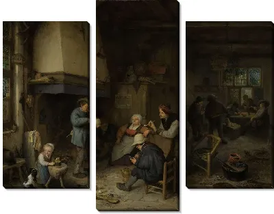 Картина Крестьянский интерьер