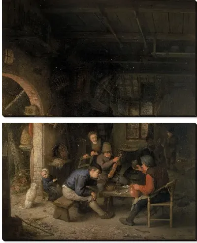 Картина Крестьяне в трактире