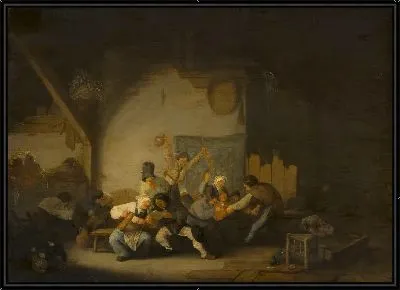 Картина Весёлые крестьяне