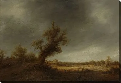 Картина Пейзаж со старым деревом