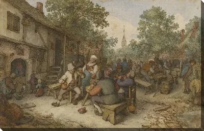 Картина Крестьянский фестиваль на улице города