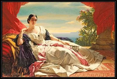 Портрет Леониллы, принцессы Сайн-Витгенштейн-Сайн