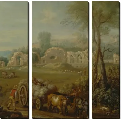 Хейкарт проезжает мимо разрушенного аббатства