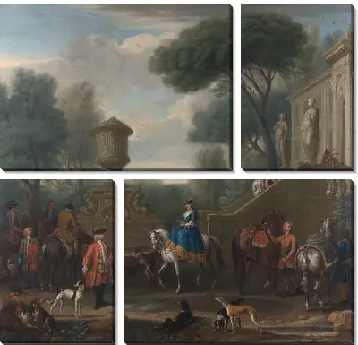 Картина Подготовка к охоте