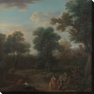 Картина классический пейзаж: утро