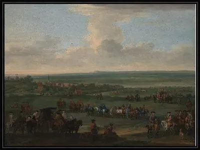 Картина Георг I в Ньюмаркете, 4 или 5 октября 1717 года