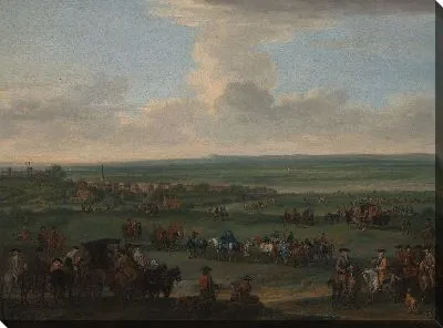 Картина Георг I в Ньюмаркете, 4 или 5 октября 1717 года