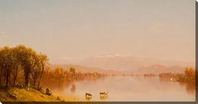 Картина Бабье лето в белых горах