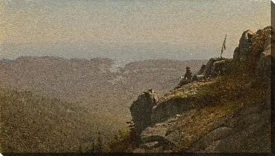 Картина Художник делает наброски в Маунт-Дезерт, штат Мэн